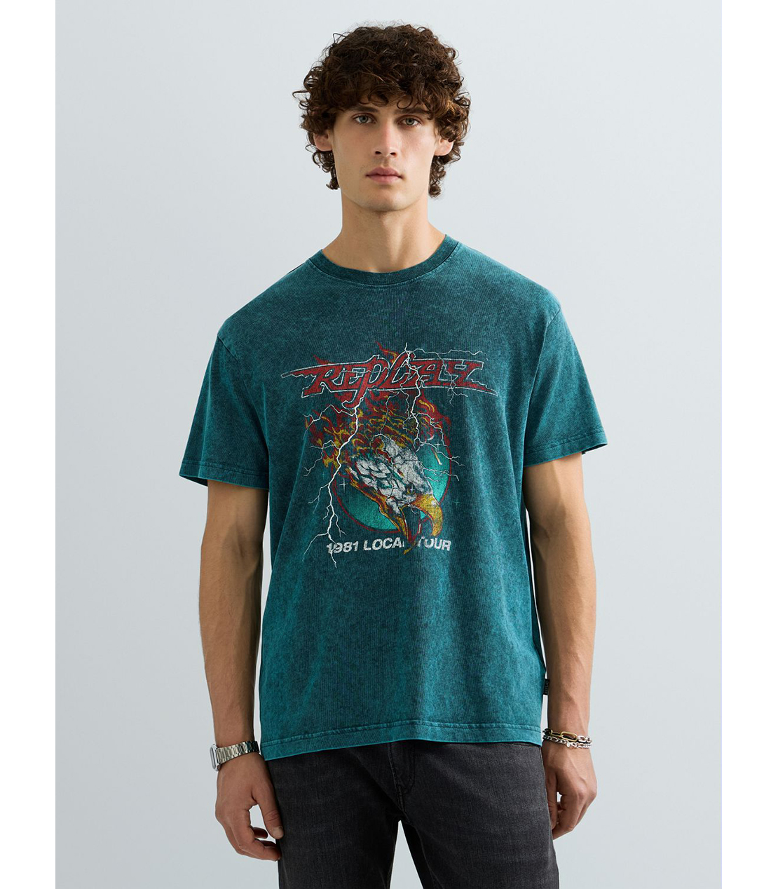 Eagle of Flame ROCK Tシャツ 詳細画像 ビリジアングリーン 1